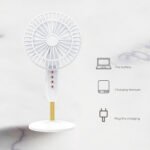 ⁦Mini Ventilateur de Bureau Portable USB - Ultra-Silencieux avec Batterie 1200mAh - مروحة المكتب اللاسلكية والمحمولة فائقة الهدوء بـ 3 سرعات⁩ - الصورة ⁦4⁩