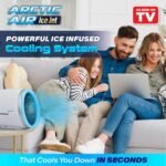 ⁦Mini Climatiseur Portable à Glace Technologie Jet Fan, 3 Vitesses et Éclairage LED - مبرد الهواء والثلج المدمج بـ 3 سرعات وإضاءة ملونة⁩ - الصورة ⁦8⁩