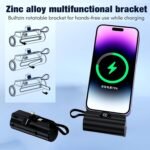 ⁦Mini Power Bank Portable Anker 10W 5000mAh avec Connecteur Direct - باور بانك مصغر ومحمول⁩ - الصورة ⁦3⁩