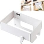 ⁦Support de Sac Poubelle Mural et Pliable Fixation Autocollante sans Perçage - حامل وموزع أكياس القمامة الجداري⁩ - الصورة ⁦2⁩