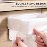 ⁦Support de Sac Poubelle Mural et Pliable Fixation Autocollante sans Perçage - حامل وموزع أكياس القمامة الجداري⁩ - الصورة ⁦7⁩