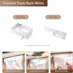 ⁦Support de Sac Poubelle Mural et Pliable Fixation Autocollante sans Perçage - حامل وموزع أكياس القمامة الجداري⁩ - الصورة ⁦4⁩