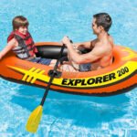 ⁦Paire de Rames Intex 122 cm en PVC Robuste Démontables en 3 Pièces pour Kayak et Bateau - طقم مجاديف متينة⁩ - الصورة ⁦3⁩