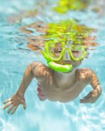 ⁦Kit de Natation Intex Adventurer 55642 - Masque Sea Scan & Tuba Hi-Flo pour Enfants⁩ - الصورة ⁦5⁩