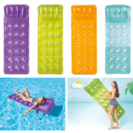 ⁦Matelas Gonflable de Piscine Intex 58890EU Avec Oreiller et Porte-Gobelets - عوامة المسبح الهوائية الفاخرة مع مسند رأس وحامل أكواب من إنتكس⁩ - الصورة ⁦2⁩