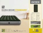 ⁦Matelas GonflableTechnologie Fiber-Tech avec Pompe à Pied Intégrée Intex 64761 - فرشة إنتكس الهوائية الكلاسيكية الفردية بمضخة قدم مدمجة⁩ - الصورة ⁦4⁩