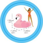 ⁦Bouée Géante Gonflable Flamant Rose Ride-On pour Piscine Intex 57558NP - عوامة الفلامينغو الوردي الضخمة للركوب والاستجمام في المسبح⁩ - الصورة ⁦6⁩
