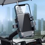 ⁦Support Téléphone Moto Avec Parapluie Intégré Protection Pluie et Soleil - حامل ومثبت الهاتف الذكي للدراجات النارية مع مظلة واقية من المطر والشمس⁩ - الصورة ⁦5⁩