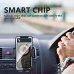 ⁦Support Auto Chargeur Sans Fil Qi 15W avec Capteur Intelligent - شاحن وحامل الهاتف اللاسلكي الذكي للسيارات⁩ - الصورة ⁦5⁩