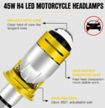 ⁦Ampoule LED H4 Moto Avec Mini Lentille Projecteur - Double Faisceau Ultra-Puissant 42W - مصباح للدراجات النارية مع عدسة قوة 42 واط⁩ - الصورة ⁦7⁩
