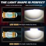 ⁦Ampoule LED H4 Moto Avec Mini Lentille Projecteur - Double Faisceau Ultra-Puissant 42W - مصباح للدراجات النارية مع عدسة قوة 42 واط⁩ - الصورة ⁦9⁩