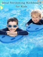 ⁦Planche de Natation Kickboard pour Enfants avec Trous de Poignée Ergonomiques - لوح السباحة الإسفنجي للأطفال بمقابض مطورة⁩ - الصورة ⁦4⁩