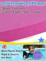 ⁦Planche de Natation Kickboard pour Enfants avec Trous de Poignée Ergonomiques - لوح السباحة الإسفنجي للأطفال بمقابض مطورة⁩ - الصورة ⁦5⁩