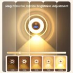 ⁦Applique Murale LED Intelligente Avec Capteur de Mouvement Écran Horloge Numérique - مصباح الحائط الذكي بمستشعر حركة وشاشة رقمية لعرض الوقت⁩ - الصورة ⁦5⁩