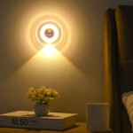 ⁦Applique Murale LED Intelligente Avec Capteur de Mouvement Écran Horloge Numérique - مصباح الحائط الذكي بمستشعر حركة وشاشة رقمية لعرض الوقت⁩ - الصورة ⁦4⁩