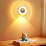 ⁦Applique Murale LED Intelligente Avec Capteur de Mouvement Écran Horloge Numérique - مصباح الحائط الذكي بمستشعر حركة وشاشة رقمية لعرض الوقت⁩ - الصورة ⁦9⁩