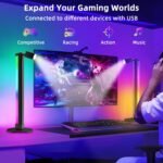 ⁦Lampadaire LED Angle RVB Intelligent Éclairage d'Ambiance Multicolore avec Télécommande 1Pcs - مصباح الأرضية الليد الذكي متعدد الألوان مع جهاز تحكم عن بعد⁩ - الصورة ⁦9⁩