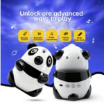 ⁦Projecteur de Galaxie et Veilleuse Panda Intelligente Bluetooth avec 15 Effets Lumineux - جهاز بروجكتر المجرات بشكل باندا مع مكبر صوت⁩ - الصورة ⁦9⁩