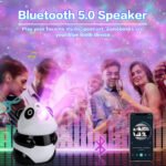 ⁦Projecteur de Galaxie et Veilleuse Panda Intelligente Bluetooth avec 15 Effets Lumineux - جهاز بروجكتر المجرات بشكل باندا مع مكبر صوت⁩ - الصورة ⁦3⁩