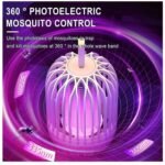 ⁦Appareille de Moustiques et Insectes Électrique Puissante et Portable Sans Produits Chimiques - صاعق وقاتل البعوض والحشرات⁩ - الصورة ⁦3⁩