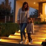 ⁦Éclairage Solaire pour Escaliers et Marches Extérieures Étanche IP67 - مصابيح السلالم والأدراج الشمسية الذكية المقاومة للماء⁩ - الصورة ⁦3⁩