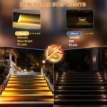 ⁦Éclairage Solaire pour Escaliers et Marches Extérieures Étanche IP67 - مصابيح السلالم والأدراج الشمسية الذكية المقاومة للماء⁩ - الصورة ⁦7⁩