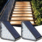 Éclairage Solaire pour Escaliers et Marches Extérieures Étanche IP67 - مصابيح السلالم والأدراج الشمسية الذكية المقاومة للماء