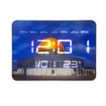 ⁦Horloge Murale LED Numérique Grand Format Affichage Multifonction Calendrier et Température - ساعة الحائط الرقمية مع مستشعر تعتيم تلقائي⁩ - الصورة ⁦6⁩