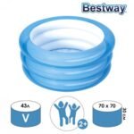 ⁦Piscine Gonflable pour Enfants Bestway 51033 Dimensions 70 cm x 30 cm 3 Anneaux - مسبح للأطفال الصغار⁩ - الصورة ⁦5⁩