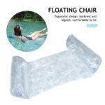⁦Hamac de Piscine Flottant Multifonction 4en1 Design Glitter, Confort Aquatique - أرجوحة المسبح العائمة والمريحة 4 في 1 بنسيج شبكي متين⁩ - الصورة ⁦4⁩