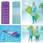 Matelas Gonflable de Piscine Intex 58890EU Avec Oreiller et Porte-Gobelets - عوامة المسبح الهوائية الفاخرة مع مسند رأس وحامل أكواب من إنتكس