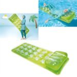 ⁦Matelas Gonflable de Piscine Intex 58890EU Avec Oreiller et Porte-Gobelets - عوامة المسبح الهوائية الفاخرة مع مسند رأس وحامل أكواب من إنتكس⁩ - الصورة ⁦5⁩