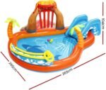 ⁦Air de Jeux Gonflable Bestway 53069 Lava Lagoon Toboggan Amovible et Fontaine à Eau - مركز الألعاب المائي المتكامل للأطفال⁩ - الصورة ⁦7⁩