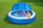 Piscine Gonflable Familiale Bestway 54337 Avec Parasol Amovible et Siège Confortable - مسبح عائلي مع مظلة واقية من الشمس ومقعد مريح