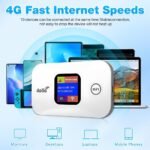 ⁦Bevot Routeur WiFi Portable 4G LTE Pocket Écran LED Couleur - مودم وجهاز واي فاي محمول بشاشة ذكية وبطارية⁩ - الصورة ⁦6⁩