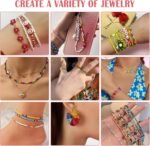 ⁦Ensemble de Pendentifs Assorties pour Création de Bijoux DIY - علبة الخرز المتنوعة والشاملة لصناعة الإكسسوارات والأساور يدويًا⁩ - الصورة ⁦4⁩