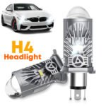 Kit Lampes Projecteur LED H4 36W Éclairage Full LED 6000K - طقم مصابيح بروجيكتور مدمجة للسيارات والدراجات