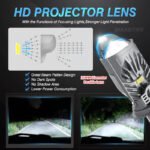 ⁦Kit Lampes Projecteur LED H4 36W Éclairage Full LED 6000K - طقم مصابيح بروجيكتور مدمجة للسيارات والدراجات⁩ - الصورة ⁦7⁩