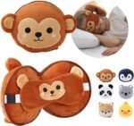 ⁦Kit de Voyage Confort 2en1 Oreiller Cervical en Mousse à Mémoire de Forme et Masque de Nuit Peluche - طقم السفر المريح وسادة رقبة ميموري فوم مع قناع نوم⁩ - الصورة ⁦6⁩