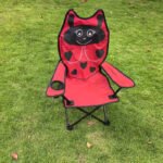⁦chaise Pliable de Camping pour Enfants Structure En Acier avec Porte-Gobelet et Sac de Transport - كرسي تخييم قابل للطي للأطفال⁩ - الصورة ⁦8⁩