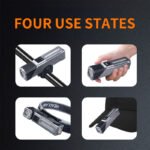 ⁦Lampe de Travail LED Multifonction T130 Éclairage Latéral RGB et Écran LCD - مصباح العمل الذكي متعدد الوظائف بمغناطيس⁩ - الصورة ⁦4⁩
