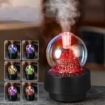 Diffuseur d'Arôme et Humidificateur Effet Volcan Capacité 300ml - موزع العطور والزيوت الذكي بتأثير البركان المضيء