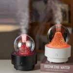 Diffuseur d'Arôme et Humidificateur Effet Volcan Capacité 300ml - موزع العطور والزيوت الذكي بتأثير البركان المضيء