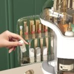 ⁦Boîte d'Organisation et Rangement de Maquillage Grande Capacité - منظم وصندوق أدراج للمكياج والمستحضرات بتصميم شفاف وعصري⁩ - الصورة ⁦5⁩