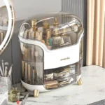 ⁦Boîte d'Organisation et Rangement de Maquillage Grande Capacité - منظم وصندوق أدراج للمكياج والمستحضرات بتصميم شفاف وعصري⁩ - الصورة ⁦6⁩