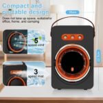 Mini Purificateur et Refroidisseur d'Air Portable 4en1 5 Vitesses - مبرد ومكيف هواء محمول 4 في 1 برذاذ الماء وبطارية قابلة للشحن