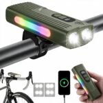 Lampe de Vélo Rechargeable Z-838 Multi-Fonction - Éclairage LED Puissant Lumière Latérale RGB - مصباح دراجة متعدد الوظائف مع إضاءة جانبية ملونة ومغناطيس قوي