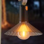 Lanterne de Camping Rechargeable 3 Niveaux de Luminosité avec Crochet de Suspension - مصباح تخييم وطوارئ قابل للشحن مع خطاف تعليق و3 مستويات إضاءة