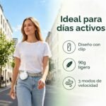 Mini Ventilateur Rechargeable USB-C Clip Orientable 360° avec 3 Vitesses - مروحة حزام صغيرة محمولة وبدون شفرات مع مشبك دوار