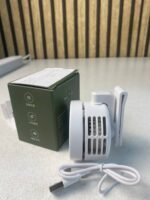 Mini Ventilateur Rechargeable USB-C Clip Orientable 360° avec 3 Vitesses - مروحة حزام صغيرة محمولة وبدون شفرات مع مشبك دوار
